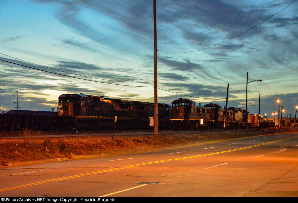 CSX Locomotives in the Yard